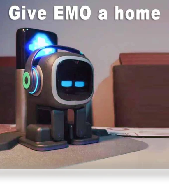 AI Desk Robot Companion — Cameras & Monitors, EMOPET