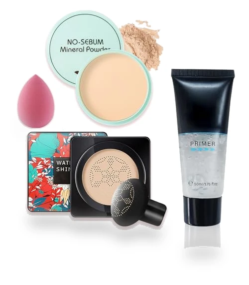 Air Cushion CC Cream Foundation Set — Eye & Face Kits, DWDiWen