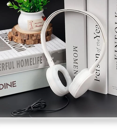 Bulk Wired Headphones for Classroom — Over-Ear Headphones, ZNXZXP