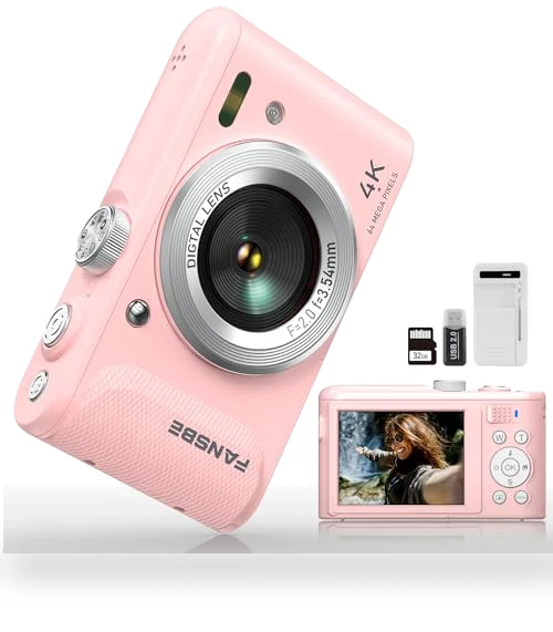 Compact Portable 4K Digital Camera — Compact Digital Cameras, Fansbe Smart