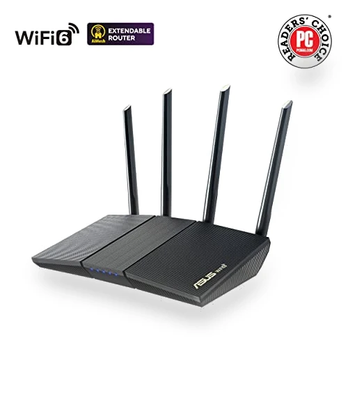 Dual Band WiFi 6 Extendable Router — Routers, Asus