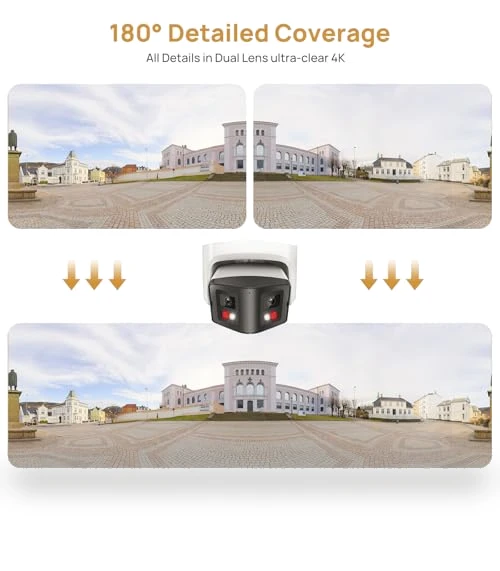 Dual-Lens PoE Security Camera — Security Cameras, PANOEAGLE
