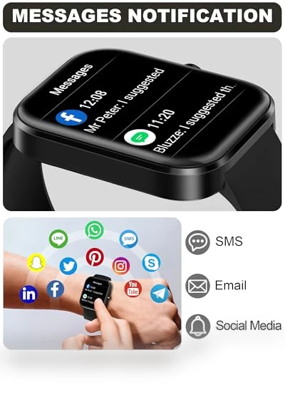Fitness Smartwatch with Sleep/Heart Rate/spO2 Monitor — Smartwatches, Bambooinn