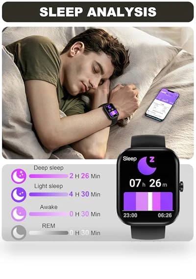 Fitness Smartwatch with Sleep/Heart Rate/spO2 Monitor — Smartwatches, Bambooinn