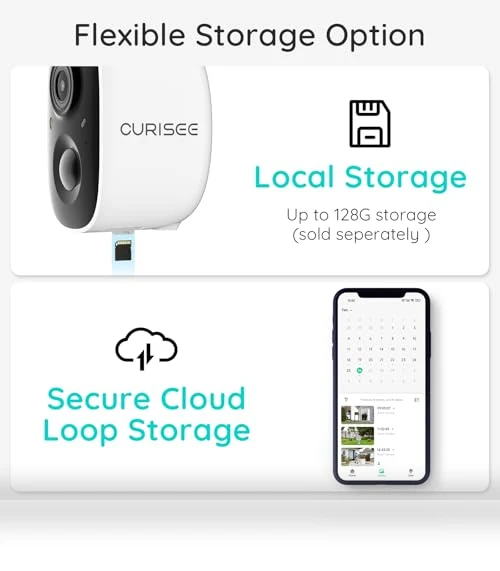 Outdoor Security Camera Wireless 2K — Security Cameras, CURISEE