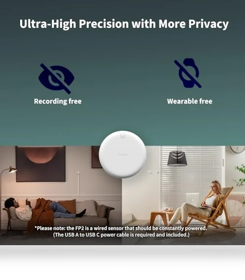 Presence Sensor FP2 — Smart Home Security, Aqara