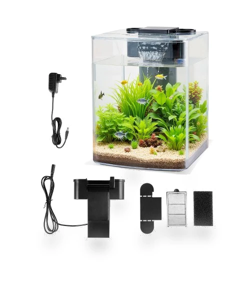 Smart Arch Clear Fish Tank Aquarium — Gravel Cleaners, VEVOR