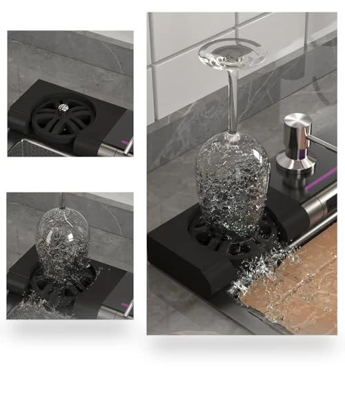 Smart Kitchen Sink with Digital Display — Smart-Touch Kitchen Faucets, SDGRP