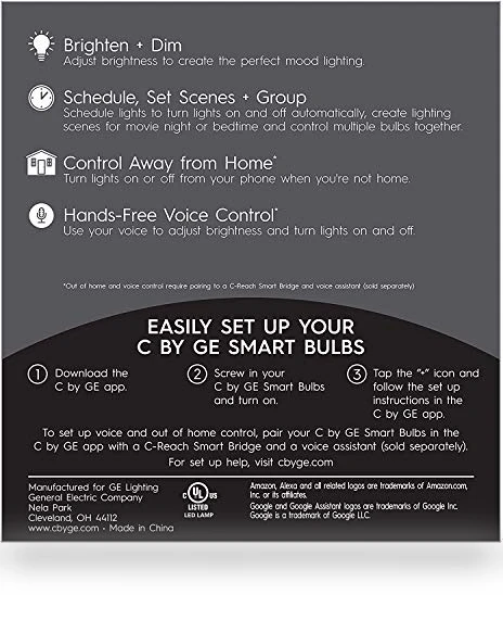 Smart Light Bulbs — LED, GE Lighting