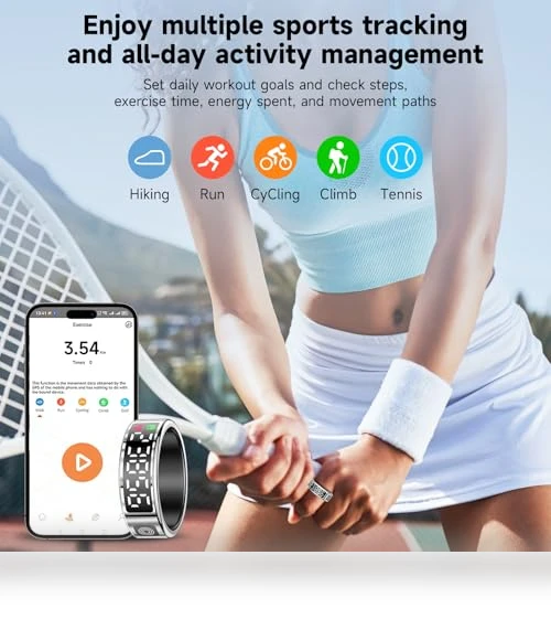 Smart Ring with Display — Wearable Accessories, Hugrow