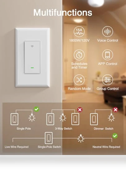 Smart Switch — Dimmer Switches, GHome Smart
