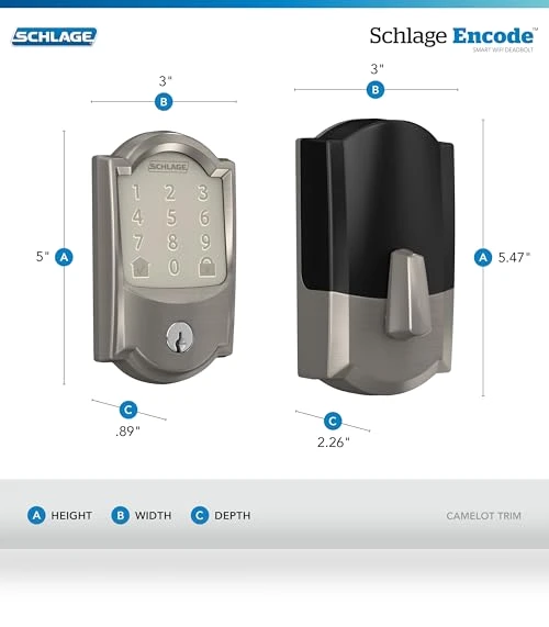 Smart WiFi Deadbolt Lock — Deadbolts, SCHLAGE