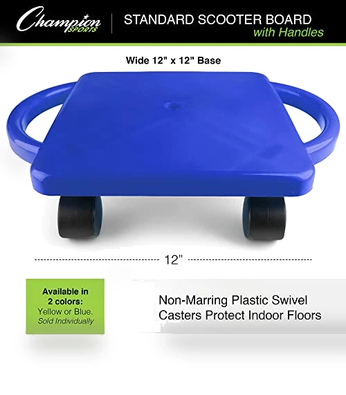 Standard Scooter Board with Handles — Helmets, Champion Sports