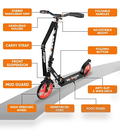 Teenager Kick Scooter — Push Scooters, Hurtle
