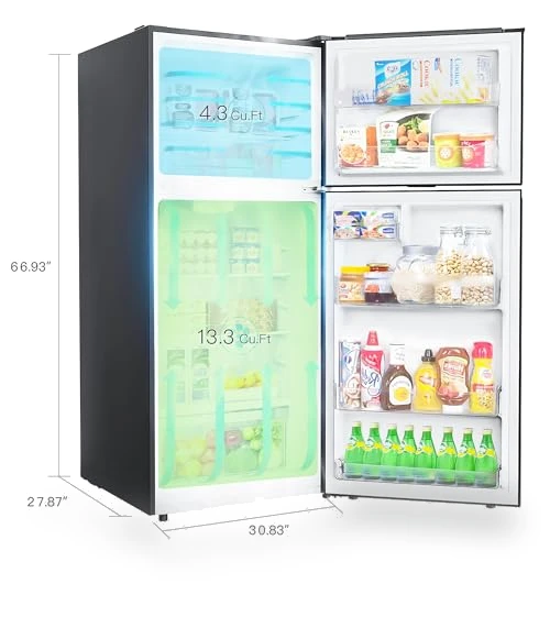 Top Freezer Refrigerator — Mini Fridges, THFRIONE