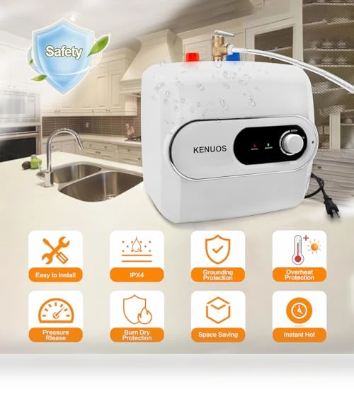 Under Sink Instant Hot Water Heater — Water Heaters, KENUOS