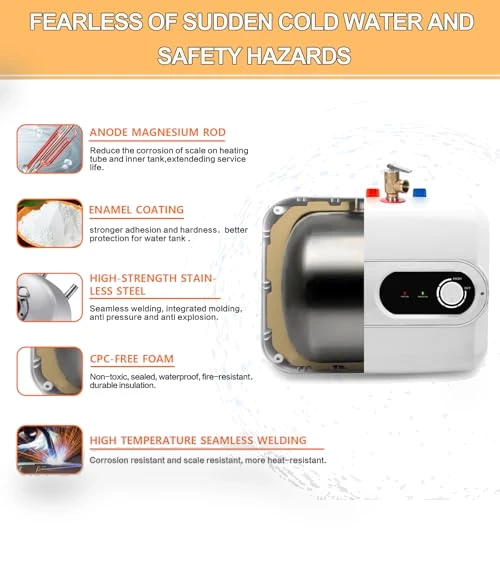 Under Sink Instant Hot Water Heater — Water Heaters, KENUOS