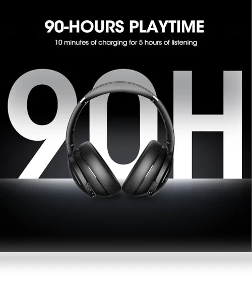 Upgrade Bluetooth Headphones Over Ear — Over-Ear Headphones, DOQAUS