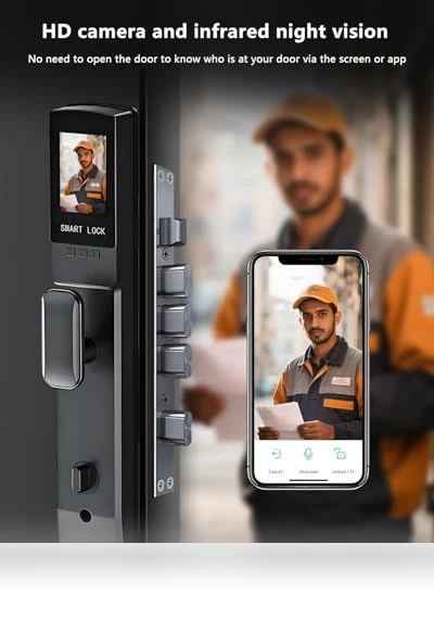 3D Face Recognition Smart Door Lock — Smart Home Security, TianfuSpanda
