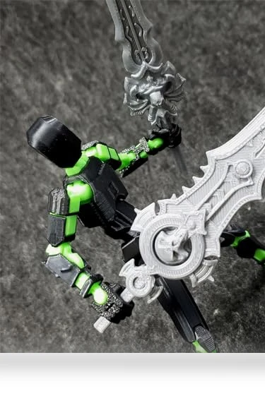 3D Printed Action Figure — Heroic Collectibles, Lucky 13 Toys