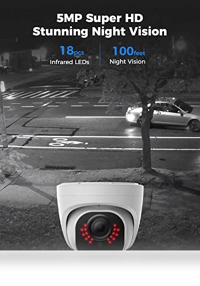 5MP 8CH Home Security Camera System — Security Cameras, Reolink