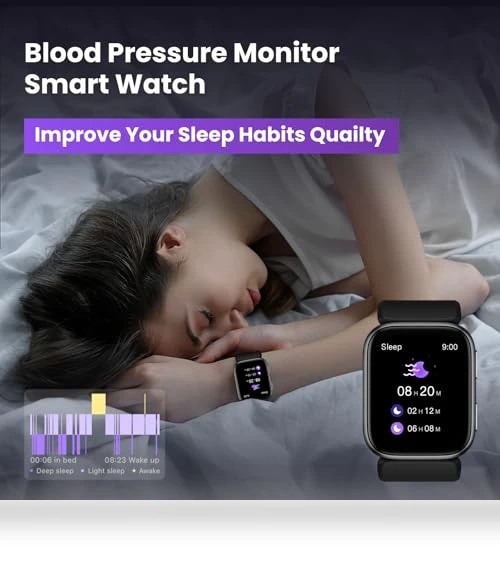Blood Pressure Monitor Smart Watch — Smartwatches, YHE