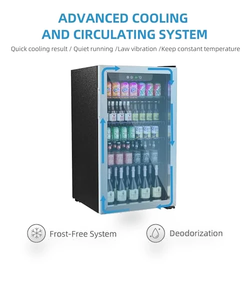 Compact Beverage Refrigerator — Mini Fridges, Erivess