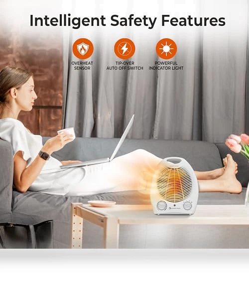 Electric Fan-Forced Portable Space Heater — Portable Heating Solutions, Comfort Zone