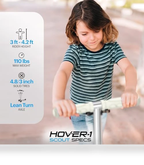 Folding Kick Scooter for Kids — Push Scooters, Hover-1