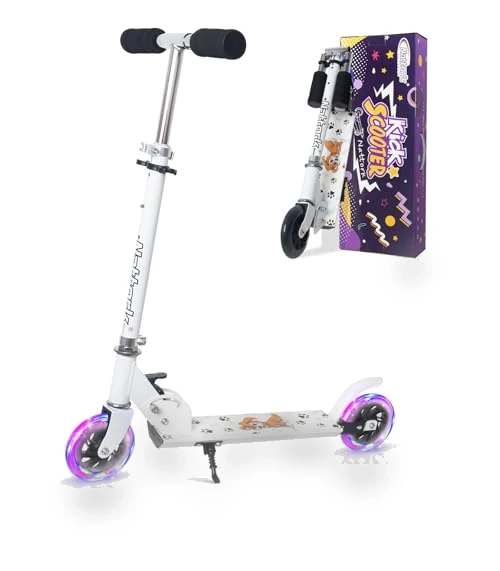 Kids Kick Scooter with Light Up Wheels — Push Scooters, Nattork