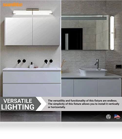 LED Linear Vanity Light Fixture — Vanity Lights, Sunlite