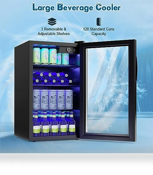 Mini Beverage Fridge — Mini Fridges, COSTWAY