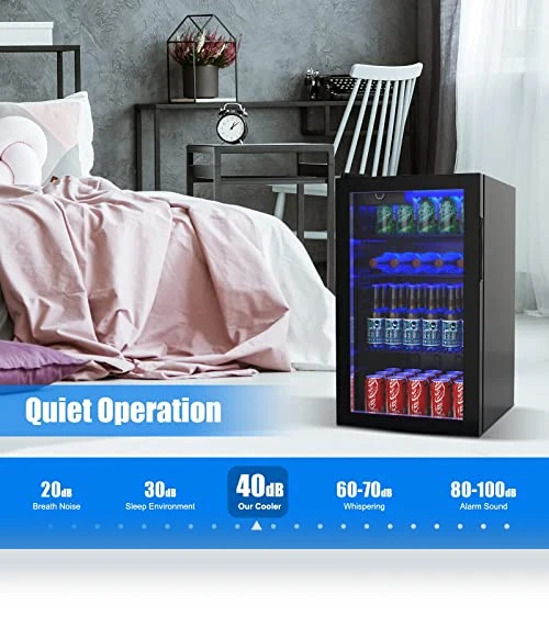 Mini Beverage Fridge — Mini Fridges, COSTWAY