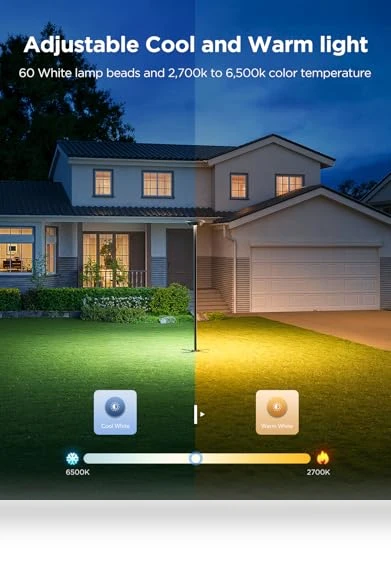 Outdoor Lamp Post Lights — Outdoor Security & Flood Lighting, Govee