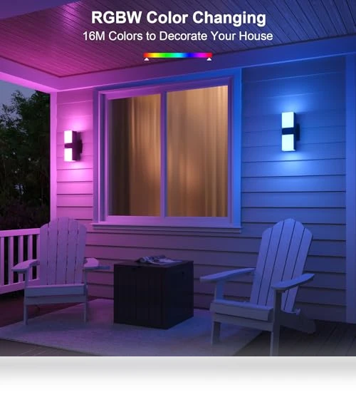 Outdoor Wall Lights — Garden Illumination, XMCOSY+