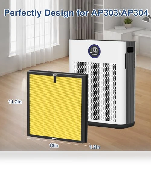 Replacement H14 HEPA Air Filters — Activated Carbon Air Purifiers, DAYETTE