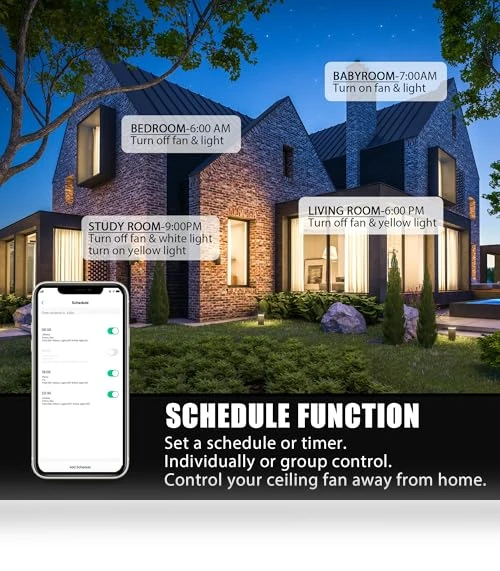 Smart Ceiling Fan with Lights — Ceiling Fans & Accessories, CEME