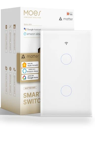 Smart Touch Wall Light Switch — Dimmer Switches, MOES