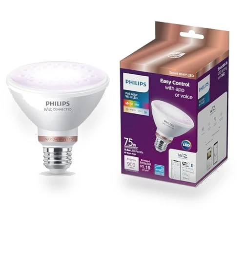 Smart Wi-Fi LED Color Changing Light Bulb — LED, Philips