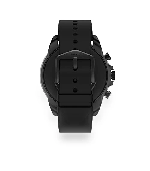 Stainless Steel and Silicone Touchscreen Smart Watch — Smartwatches, Fossil