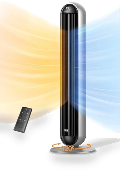 Tower Fan and Heater Combo — Desktop Cooling Solutions, Dreo