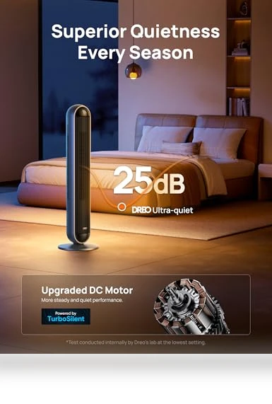 Tower Fan and Heater Combo — Desktop Cooling Solutions, Dreo