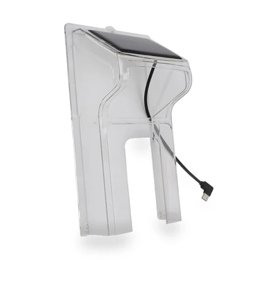 Transparent Solar Powered Doorbell Rain Cover — Full Car