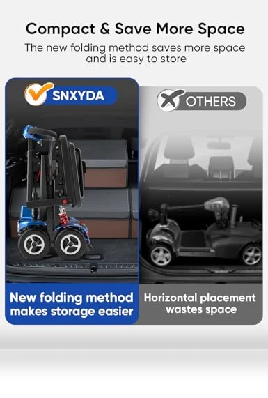 Ultra Lightweight Folding Mobility Scooter — Push Scooters, Snxyda