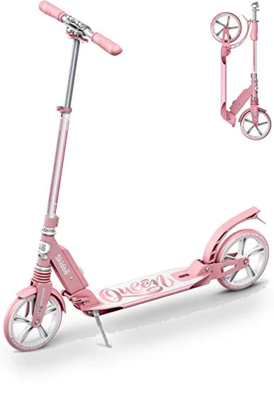 Adjustable Height Folding Scooter — Push Scooters, SKIDEE