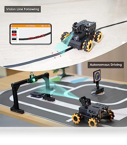 AI Vision Robot Car Kit — Robotic Enhancements, Hiwonder