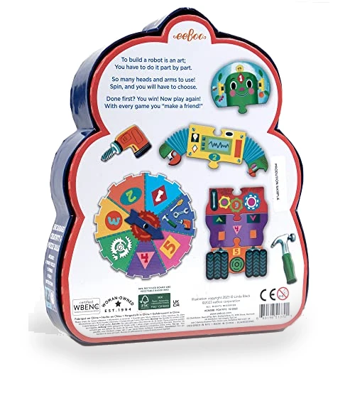 Build a Robot Spinner Game — Outdoor Play, eeBoo