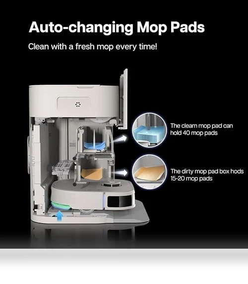 Florio 2in1 Robot Vacuum and Mop Combo — Smart Cleaning Robots, NOESIS