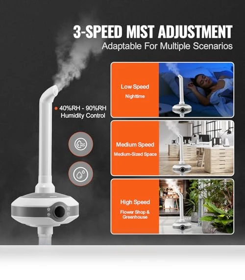 Industrial Commercial Humidifier — Air Moisturizers, VEVOR