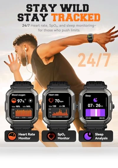 Military Smart Watch — Smartwatches, Paybay